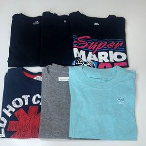 Boys shirt bundle Abercrombie Old Navy H&M size 6 - 8